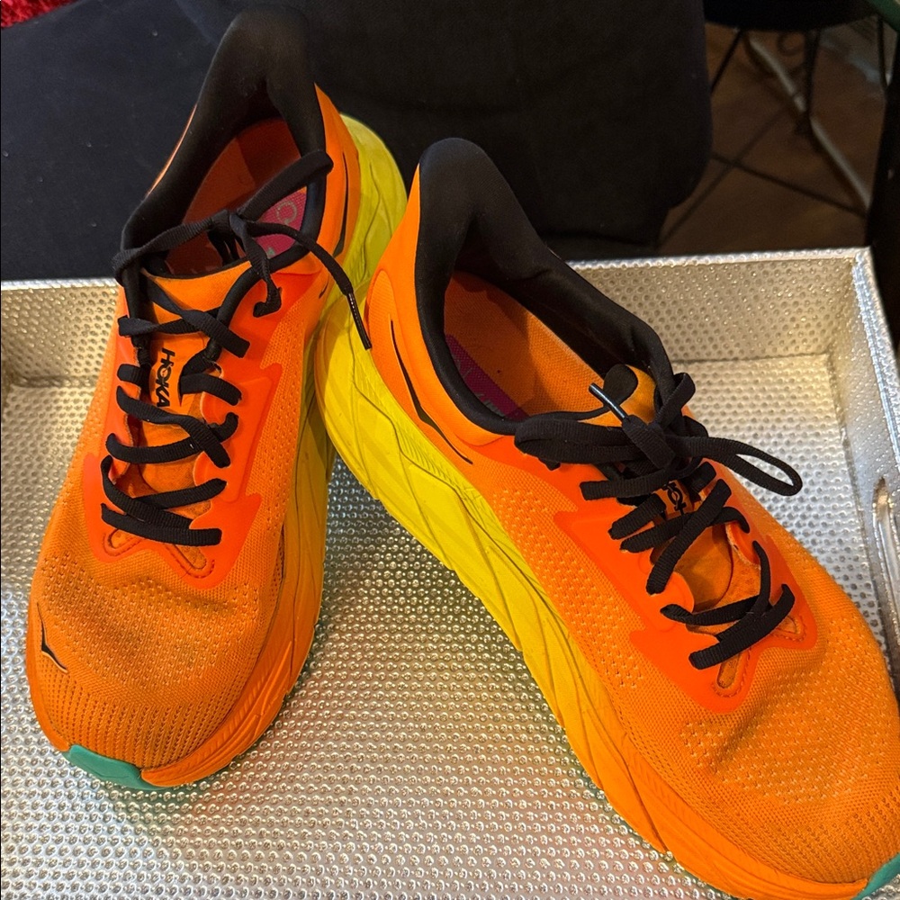 Hoka One ARAHI 7 Men's NEW Running Sneaker Orange